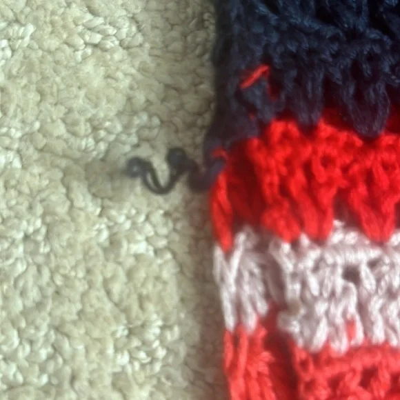 Cashel Women's Multi-Colored Striped Crochet Dress Size Small - Picture 11 of 14